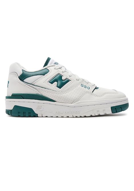 Scarpe New Balance 550 Bianco Verde Donna NEW BALANCE | Sneakers | BBW550-BI